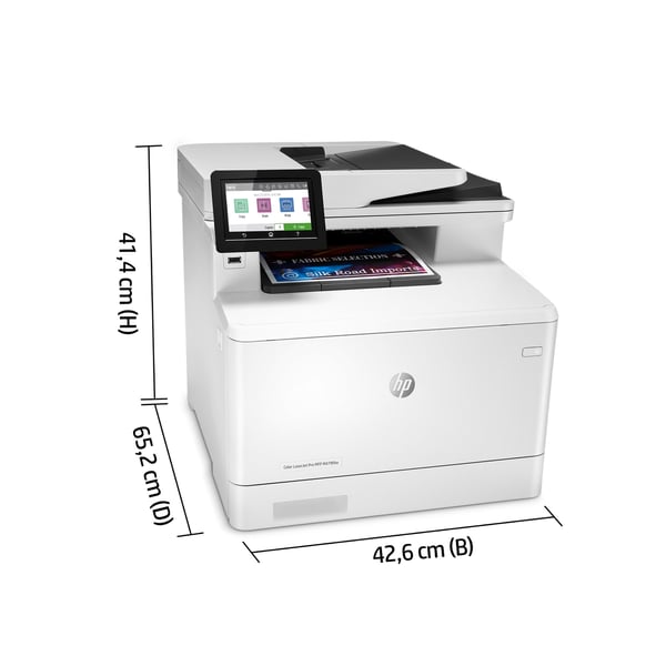 HP Color LaserJet Pro MFP M479fdw, Färg, Skrivare för Skriv ut, kopiera, skanna, fax, e-post, Skanna till e-post/PDF; Dubbelsidig utskrift; 50 arks ADF (ej ihoprullat)