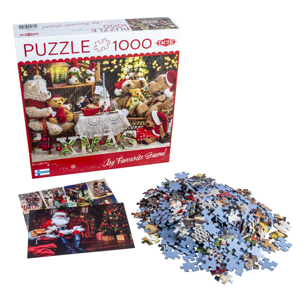 Tactic Puzzle Lovers Teddy Bear Family 1000 pcs puzzle