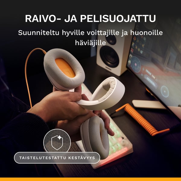 Glorious Gaming GHS Eternal Kuulokkeet Langallinen Pääpanta Pelaaminen Valkoinen