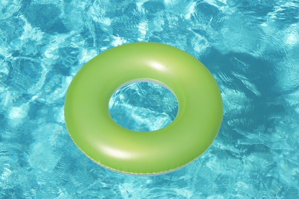 Bestway 36024 pool- och badmadrass Blå, Grön, Rosa Monokromatiskt Vinyl Badring