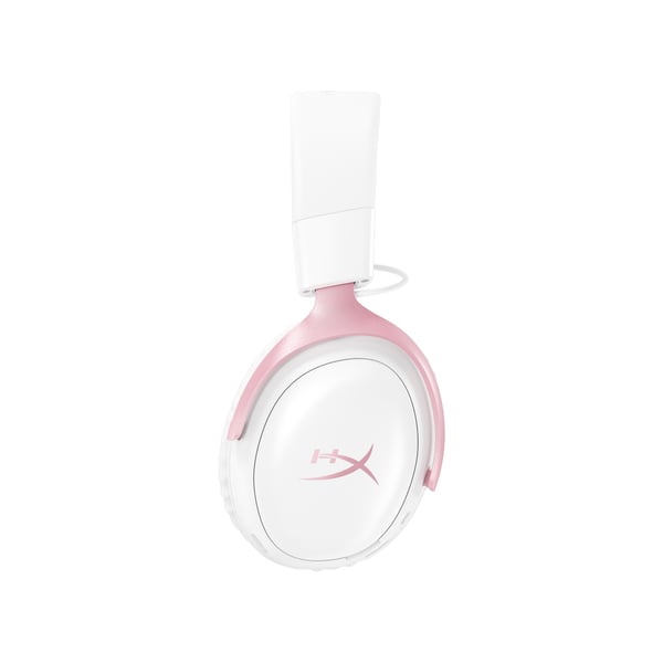 HyperX Cloud III S - Wireless Gaming Headset (White/Pink)