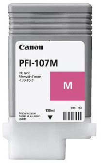 Canon PFI-107M mustekasetti 1 kpl Alkuperäinen Magenta