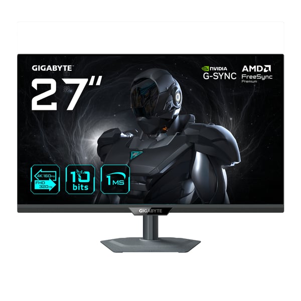 GIGABYTE G27UP computerskærm 68,6 cm (27") 3840 x 2160 pixel 4K Ultra HD LED Sort GIGABYTE G27UP computerskærm 68,6 cm (27") 3840 x 2160 pixel 4K Ultra HD LED Sort