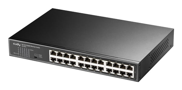 Cudy GS1024 verkkokytkin Gigabit Ethernet (10/100/1000) Musta