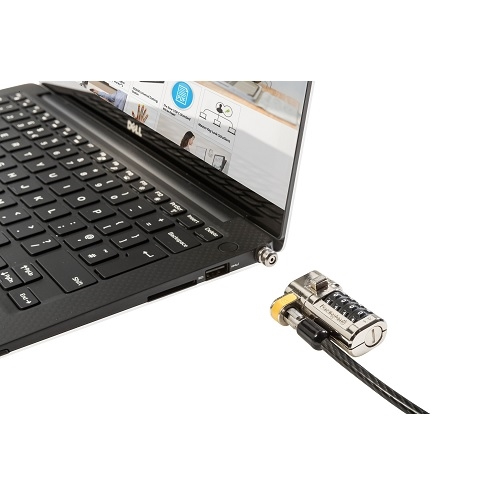 DELL 461-AAEU kabellås Sort, Rustfrit stål 1,8 m