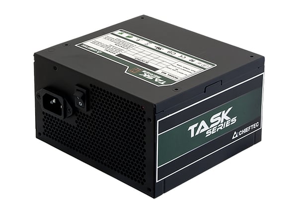 Chieftec Task TPS-500S strömförsörjningsenheter 500 W 24-pin ATX ATX Svart