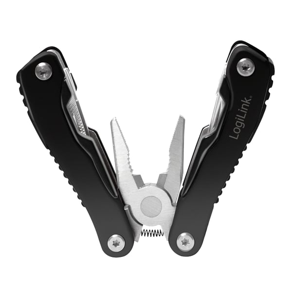 LogiLink WZ0044 multiverktygstänger Fickformat 11 verktyg Svart, Silver