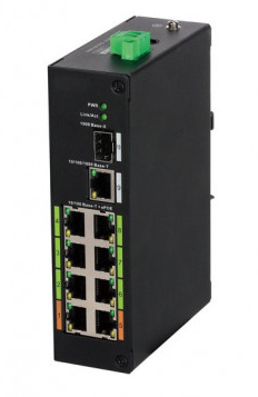 Dahua Technology DH-LR2110-8ET-120 L2 Fast Ethernet (10/100) Strøm over Ethernet (PoE) Sort