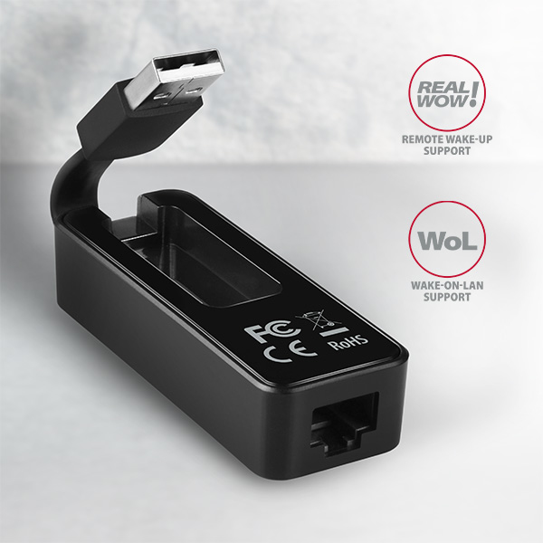 Axagon ADE-XR nätverkskort Ethernet 100 Mbit/s
