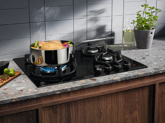 Electrolux KGG64375K Svart Inbyggd 59 cm Gas 4 zone(s)