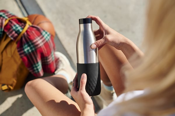 Tefal Bludrop Sleeve N31105 Daglig användning 500 ml Rostfritt stål Svart