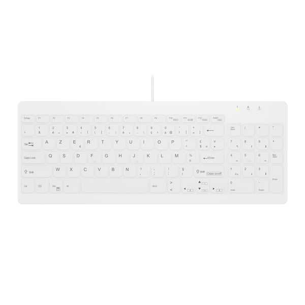 Contour Design Active Key AK-C7012 näppäimistö Lääketieteellinen USB ranska Valkoinen