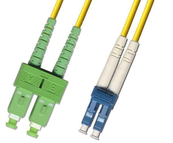 Microconnect FIB8410005 InfiniBand och fiberoptisk kabel 0,5 m SC LC Gul