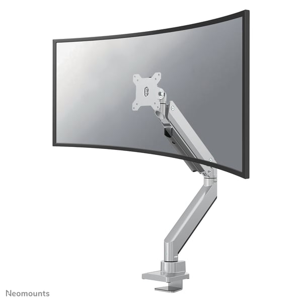 Neomounts NM-D775SILVERPLUS skærmbeslag og -stativer 124,5 cm (49") Skrivebord Sølv