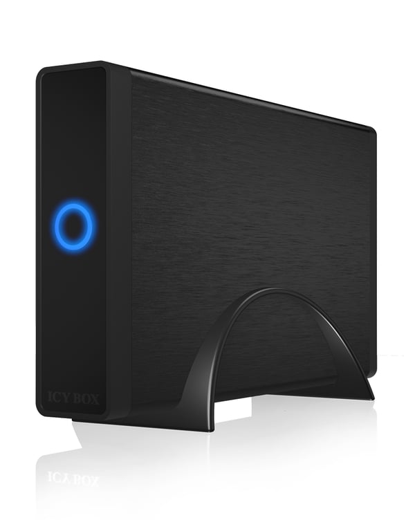 ICY BOX IB-377U3 HDD-kotelo Musta 3.5"