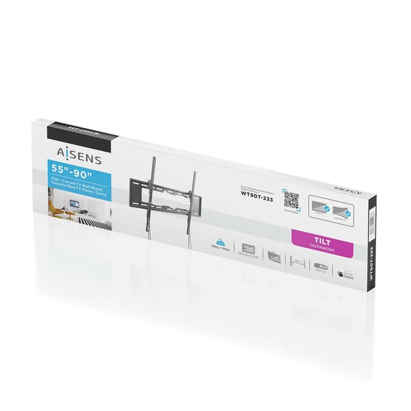 AISENS WT90T-233 tv-beslag 2,29 m (90") Sort