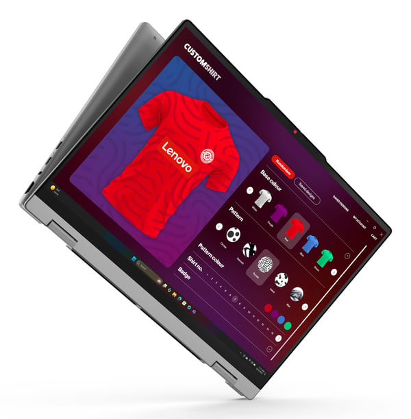 Lenovo IdeaPad 5 2-in-1 15AGP11 Copilot+ PC AMD Ryzen AI 5 430 Hybrid (2-i-1) 38,9 cm (15.3") Berøringsskærm WUXGA 16 GB DDR5-SDRAM 512 GB SSD Wi-Fi 7 (802.11be) Windows 11 Home Tysk Grå