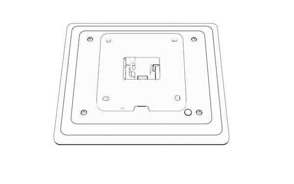 Humly Room Display 20,3 cm (8") 1024 x 768 pixlar LCD 802.11a, 802.11b, 802.11g, Wi-Fi 4 (802.11n) Svart Akrylnitrilbutadienstyren (ABS) Bluetooth