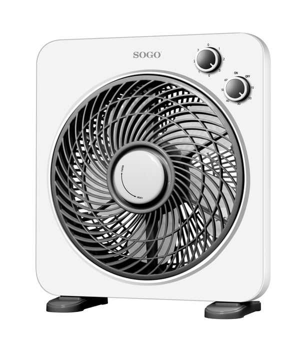 Sogo VEN-SS-21125 hushållsfläkt Svart, Vit Sogo VEN-SS-21125 hushållsfläkt Svart, Vit