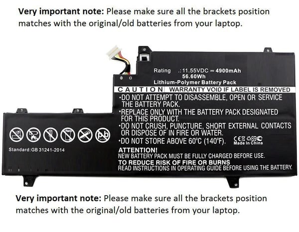 CoreParts MBXHP-BA0141 laptop reservedel Batteri
