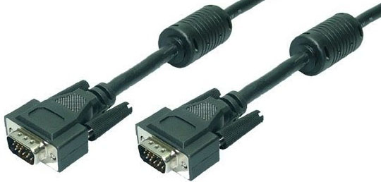 LogiLink 1.8m VGA VGA-kaapeli 1,8 m VGA (D-Sub) Musta