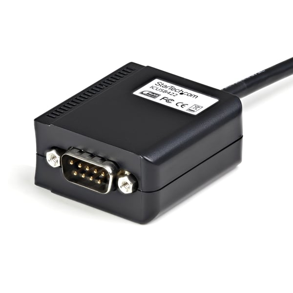 StarTech.com ICUSB422 kabel kønsskifter DB9 M USB-A FM Sort