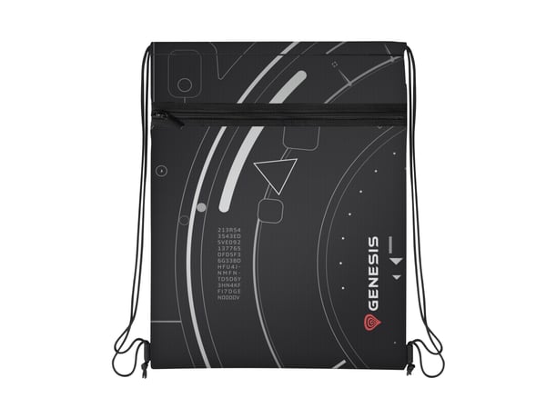 GENESIS BAG G2 ryggsäckar Fritidsryggsäck Svart, Grå, Röd Polyester