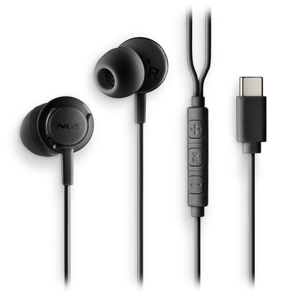 NGS CROSS STEP Kuulokkeet Langallinen In-ear Puhelut/Musiikki USB Type-C Musta