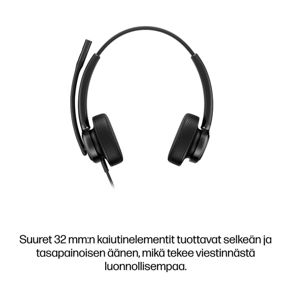 HP Poly Mission 425 -USB-stereokuulokemikrofoni, langallinen