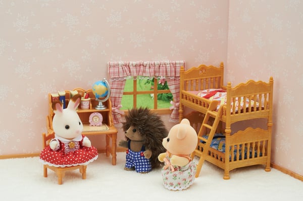 Sylvanian Families Barnkammare med våningssäng