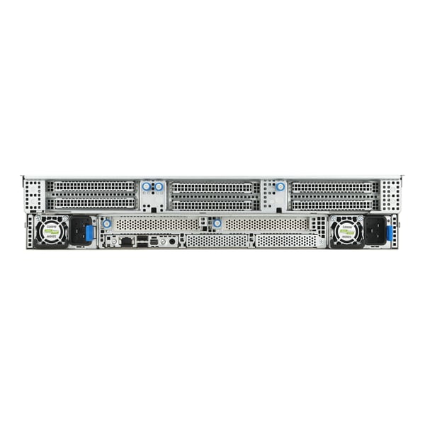 ASUS RS720-E12-RS24G Stativ (2U) Sort, Sølv