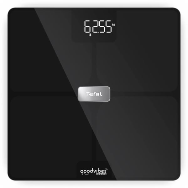Tefal Goodvibes Health BM9670 Circel Svart Elektronisk personvåg