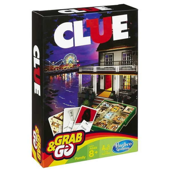 Hasbro Clue Grab & Go Brætspil Udledning