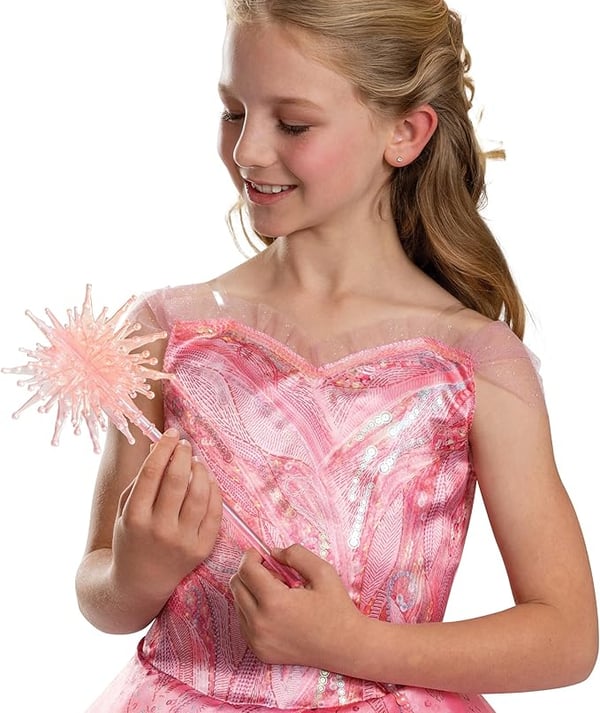 Disguise Wicked Pink Glinda Wand Tryllestav til udklædning Voksen & barn Ethvert køn