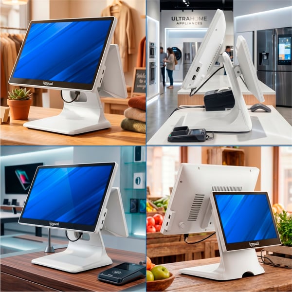iggual IGG321027 maksupääte 8350U 1,7 GHz 39,6 cm (15.6") 1920 x 1080 pikseliä Kosketusnäyttö Valkoinen