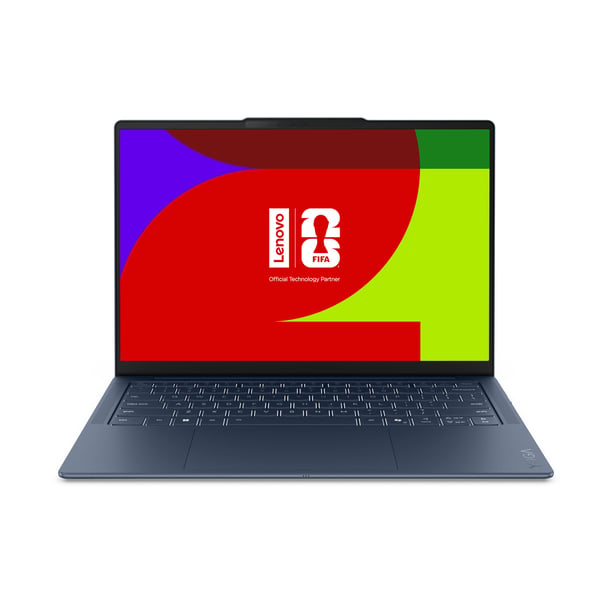 Lenovo Yoga Slim 7 14Q8Y11 Copilot+ PC Snapdragon X2P-42-100 Laptop 35,6 cm (14") WUXGA 16 GB LPDDR5x-SDRAM 512 GB SSD Wi-Fi 7 (802.11be) Windows 11 Home Blå Italiensk