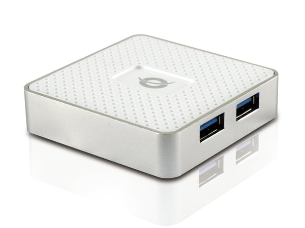 Conceptronic HUBBIES03W USB 3.2 Gen 1 (3.1 Gen 1) Type-A 5000 Mbit/s Vit