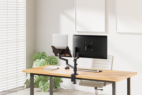 Neomounts DS20-425BL2 fäste och ställ till bildskärm 68,6 cm (27") Bord Svart