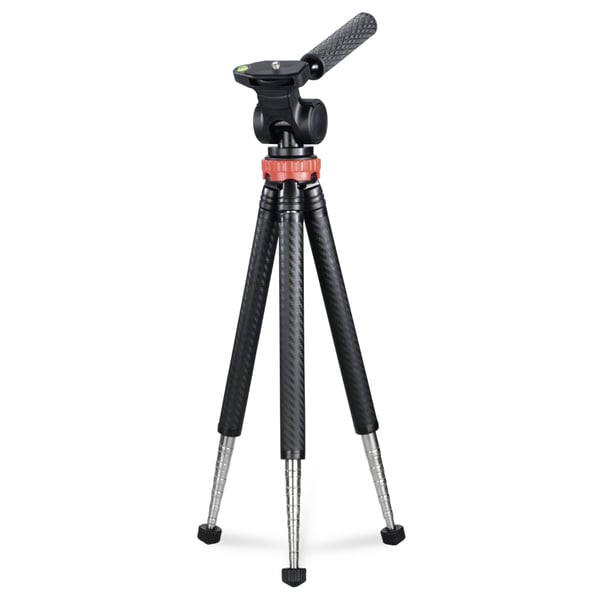Hama Traveller Pro stativ Smartphone/actionkamera 3 ben Svart, Röd
