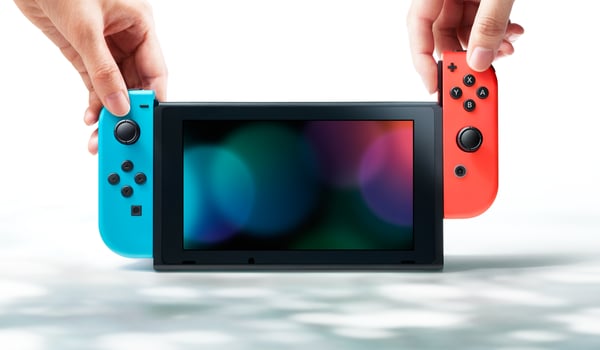 Nintendo Switch bærbar spilkonsol 15,8 cm (6.2") 32 GB Berøringsskærm Wi-Fi Blå, Grå, Rød