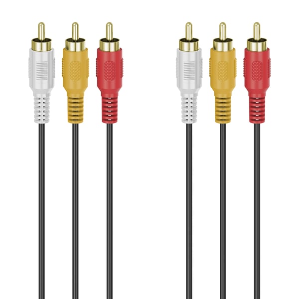 Hama 00305014 audiokaapeli 3 m 3 x RCA Musta Hama 00305014 audiokaapeli 3 m 3 x RCA Musta