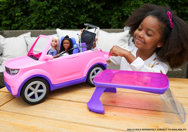 Barbie Big City Big Dreams Big City, Big Dreams Transforming Vehicle Playset Dukkebil