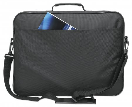 Manhattan 439992 taske og etui til laptop 43,9 cm (17.3") Mappe Sort