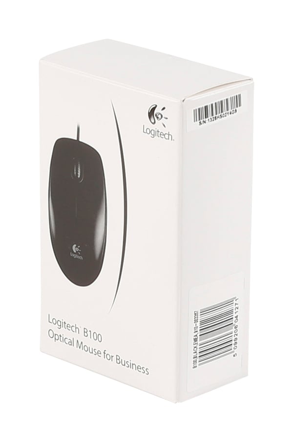 Logitech B100 hiiri Office Molempikätinen USB A-tyyppi Optinen 800 DPI