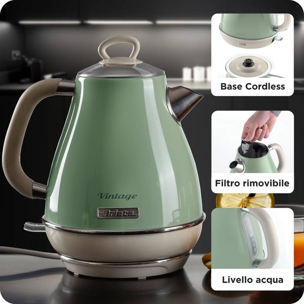 Ariete 2869/04 vedenkeitin 1,7 L 2000 W Vihreä