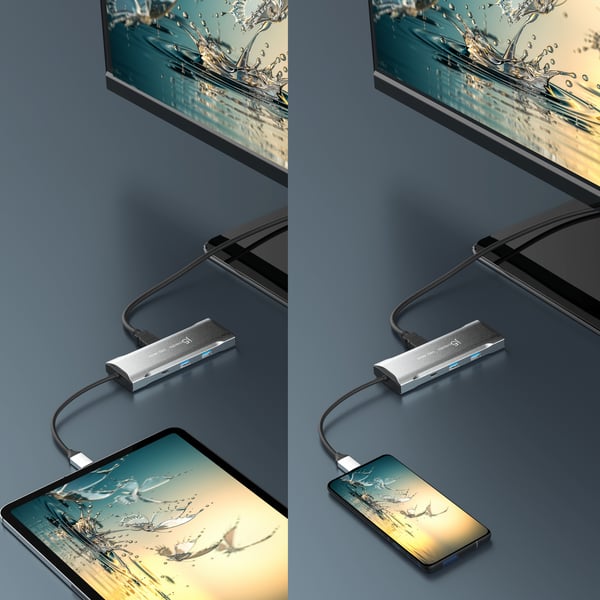 j5create JCD393-N 4K60 Elite USB-C® 10Gbps mini dockningsstation