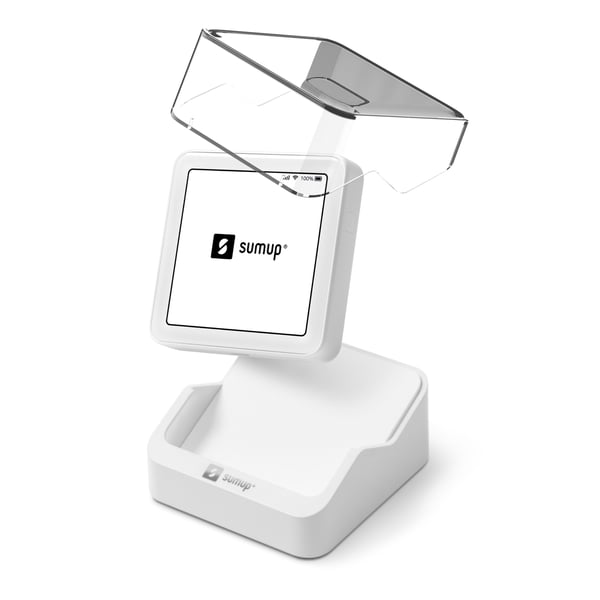 SumUp Solo älykortin lukijalaite Wi-Fi + 4G Valkoinen