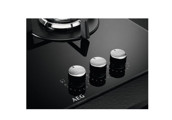 AEG HKB63320NB Sort Indbygget 60 cm Gaskomfur 3 zone(s)