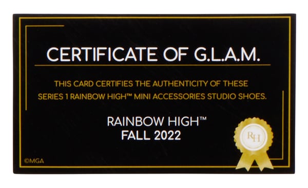 Rainbow High Accessories Studio Series 1, S Assortment in PDQ Dockskor