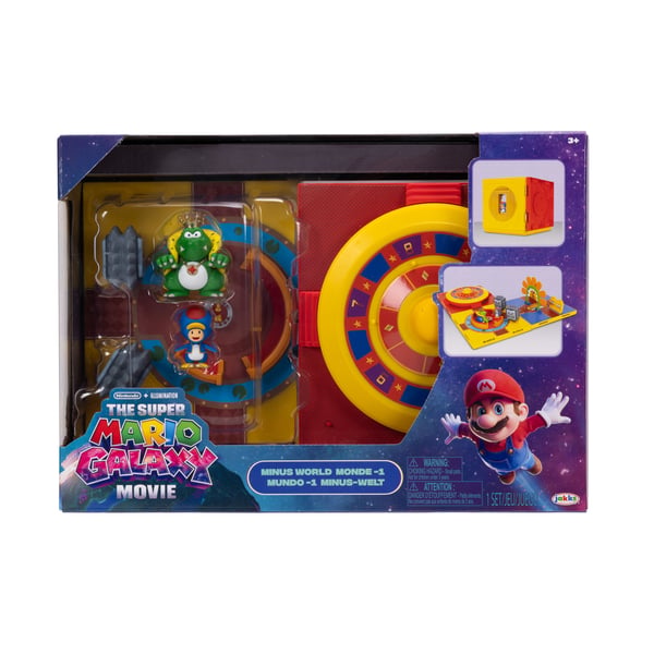 Super Mario The Galaxy Movie Minus World Casino Diorama Playset